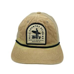 Howler Brothers Hill Country Sliders Beige Snapback Hat Cap